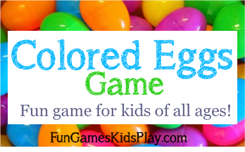 colored eggs for the colored eggs game