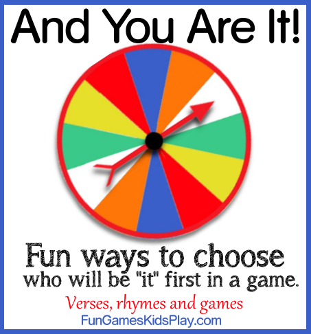 You are it! Fun ways to decide