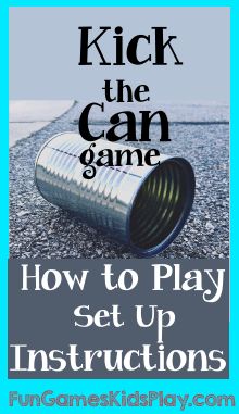 can on the street for the kick the can game